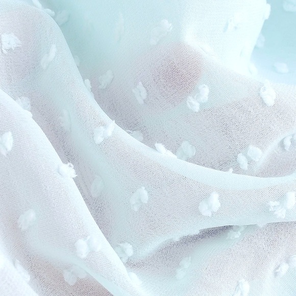 🦋 BLOGGERS FAVORITE 🦋 ZARA SEMI-SHEER TEXTURED BLOUSE SIZE M - Picture 14 of 14